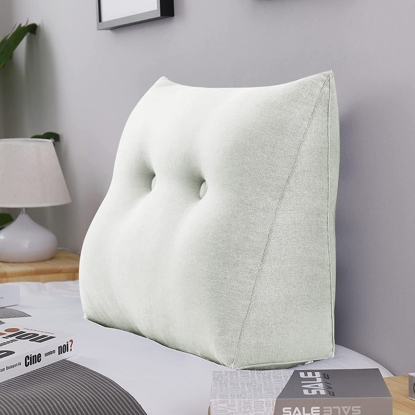 Pillow seat for bed top
