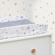 preview thumbnail 4 of 3, Lambs & Ivy Goodnight Moon White/Gray Changing Pad Cover - Moons/Stars