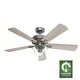 preview thumbnail 2 of 22, Hunter 52" Crestfield Ceiling Fan w/ LED Light Kit, Pull Chain - Farmhouse, Transitional - EASY INSTALLATION!