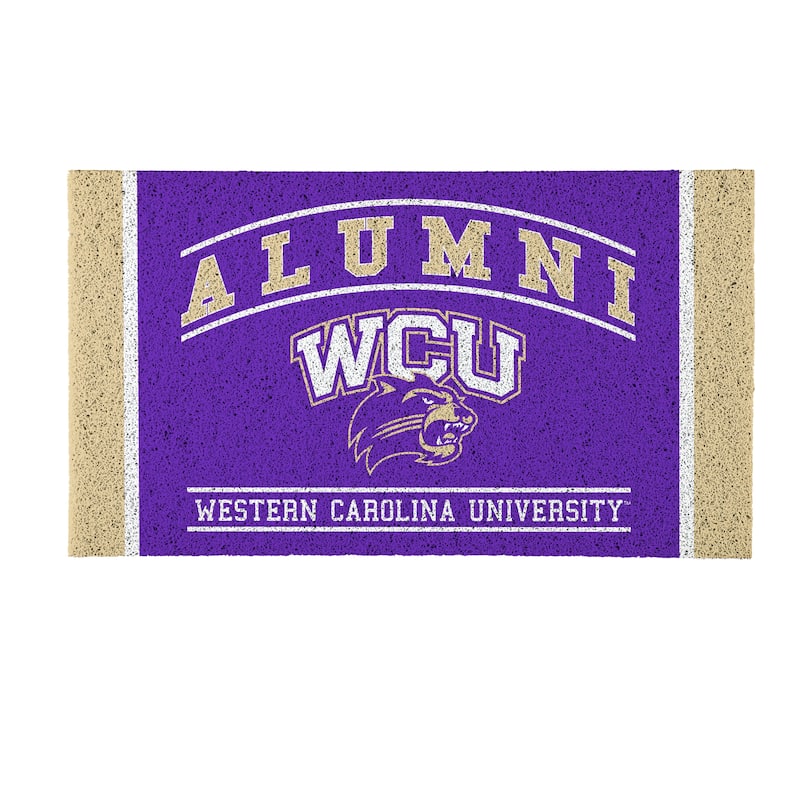 28 in. x 16 in. Western Carolina University Alumni Full Color PVC Door Mat