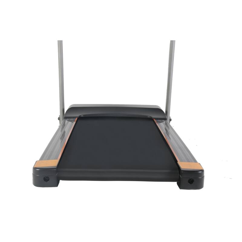 Electric 2.5HP 12KM/H Treadmill with LCD for Home Foldable, Bluetooth Music Cup, Holder Heart Rate Sensor