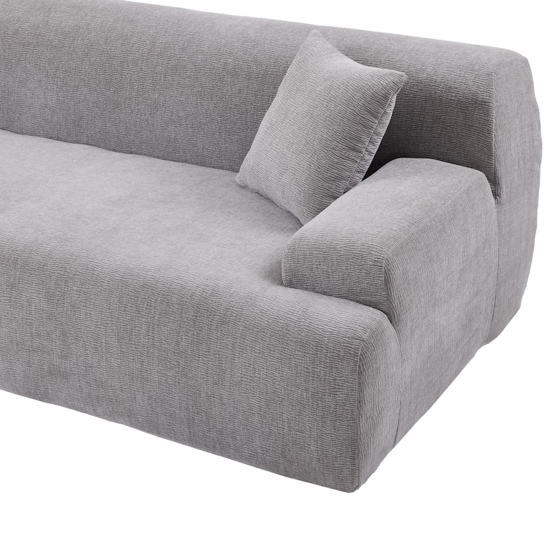 Merax Modern Large L-Shape Modular Sectional Sofa, 2 Piece Free Combination