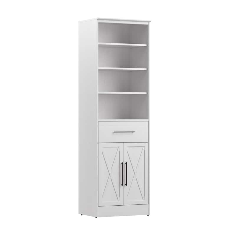 Key West 25W Closet Organizer with Drawer and Doors by Bestar
