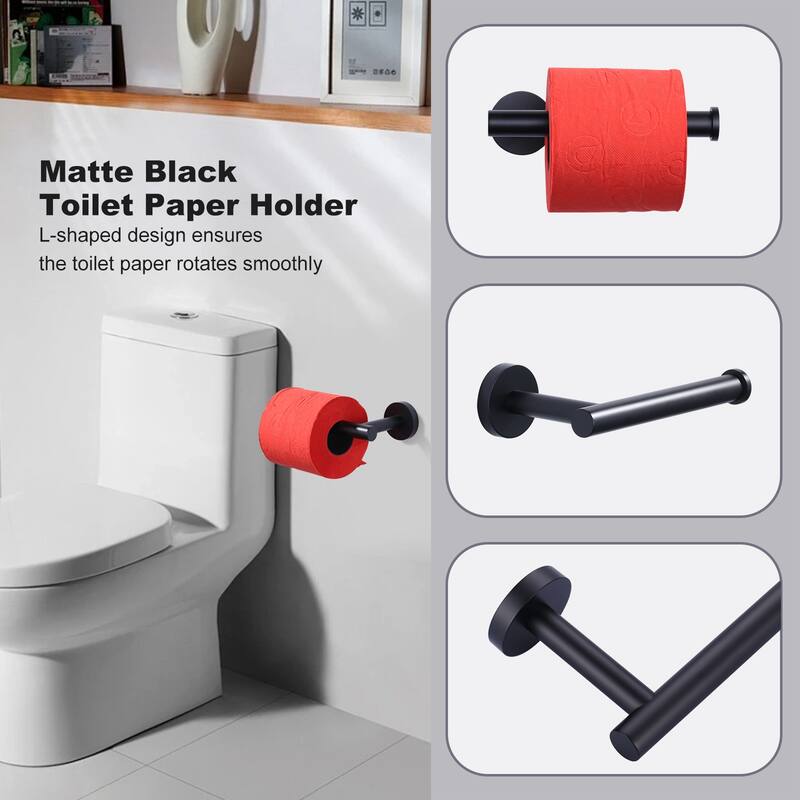 WOWOW 3-Piece Bath Hardware Set with Mounting Hardware
