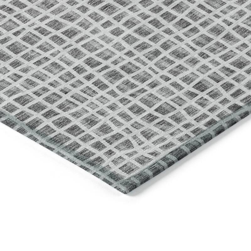 HomeRoots Striped Transitional Rectangle Outdoor Rug