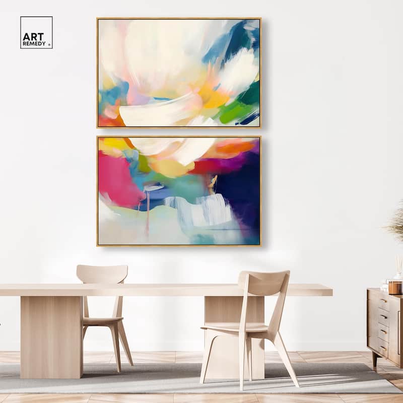 Riot of Color I Canvas Set of 2 by Art Remedy