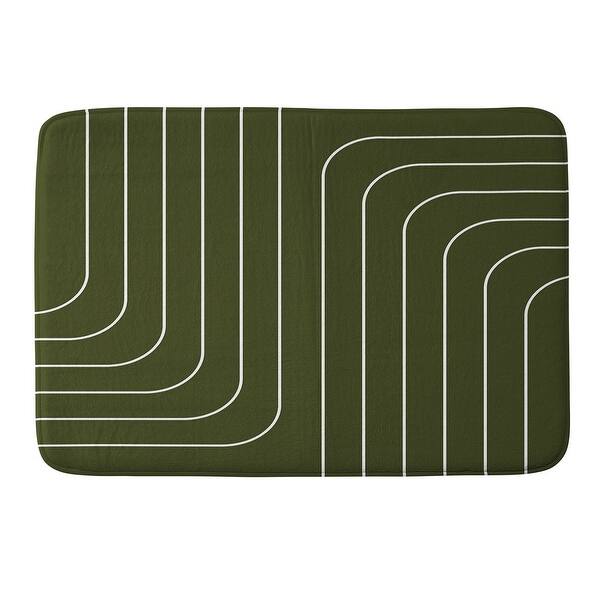 Made to Order Memory Foam Green Bath Mat Bed Bath & Beyond 36717331