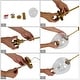 preview thumbnail 12 of 10, Modern Glam 1-Light Brass Clear Ribbed Glass Pendant Light for Kitchen Island - 9"