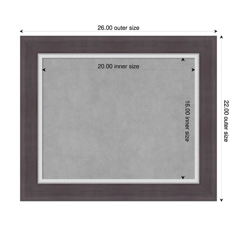 Amanti Art Ellie Brown Silver Framed - 26 x 22 in - Ellie Brown Silver