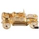 preview thumbnail 4 of 7, Matashi 24K Gold Plated Highly Polished Vintage Car Ornament with Genuine Matashi Crystal