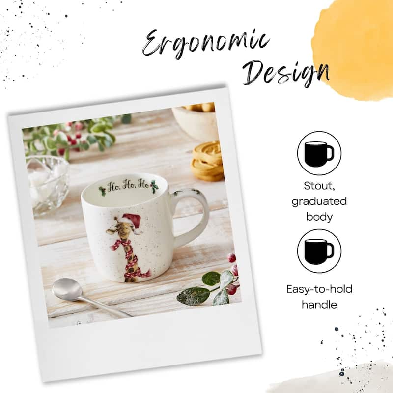 Royal Worcester Holiday Wrendale Designs 14 oz Mug