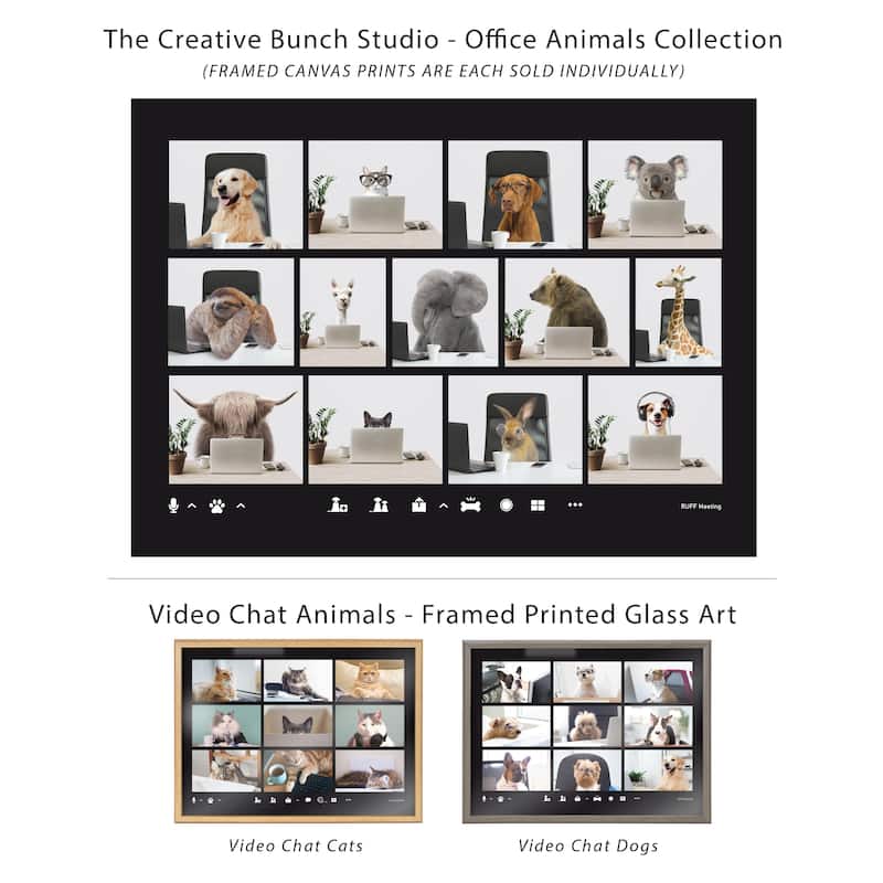 Kate and Laurel Sylvie Kevin Frame Canvas by The Creative Bunch Studio