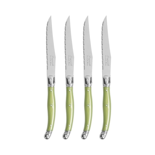 https://ak1.ostkcdn.com/images/products/is/images/direct/4ee434679db7314bf13492796c516e345b0d9672/French-Home-Set-of-4-Laguiole-Steak-Knives%2C-Spring-Green.jpg