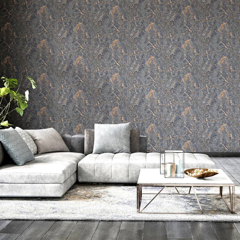 Arthouse Darcel Grey Granite Wallpaper