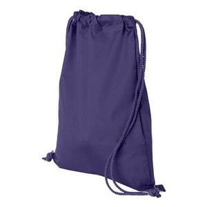 purple drawstring backpack