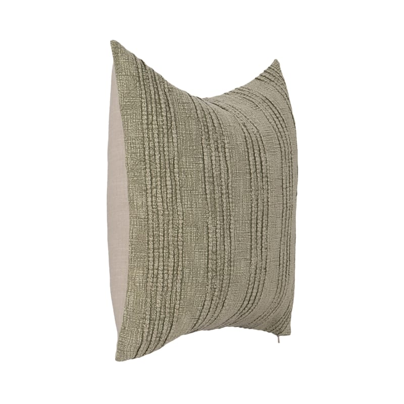 Villa by Classic Home Hannah 100% Cotton 22" Throw Pillow