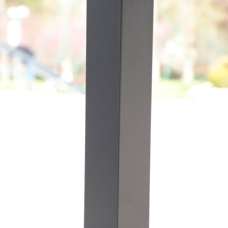 13x10 FT Outdoor Large Patio Shade Canopy with Ventilated Double Roof and Detachable Mesh Cover