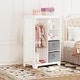 preview thumbnail 5 of 5, COSTARS Kids Dress up Storage with Mirror and Storage Bin,Play Armoire Dresser with Mirror, Pretend Storage Closet