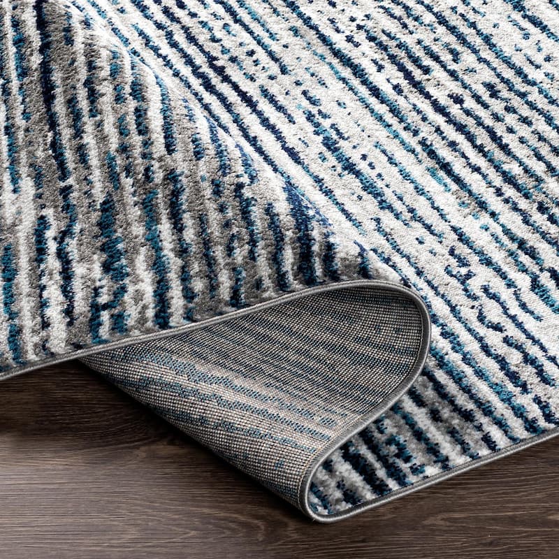 Livabliss Monte Carlo Casual Stripe Area Rug