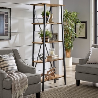 Bryson Rustic X-Base 32-inch Bookcase by iNSPIRE Q Classic