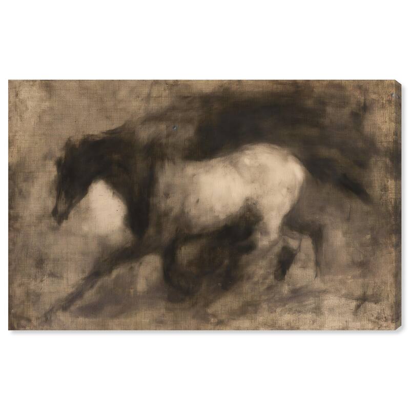 Dark Horse Canvas by Art Remedy, Gallery Wrapped - 36" x 24"