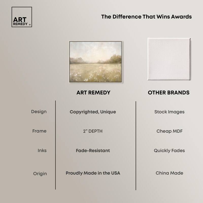 Peaceful Expanse Canvas by Art Remedy