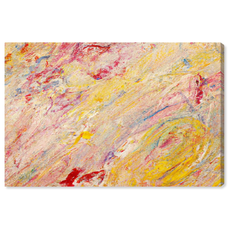Wynwood Studio Canvas Abstract Vangogh Modernist Gold and Modern & Contemporary Wall Art Canvas Print