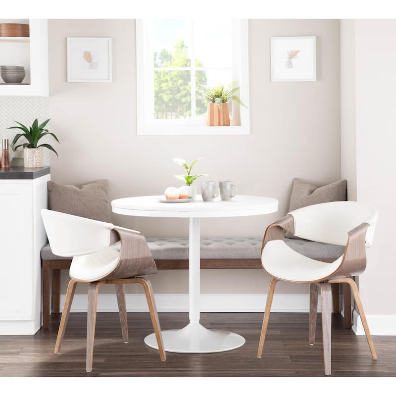 Carson Carrington Kanteborg Faux Leather/Wood Dining Chair