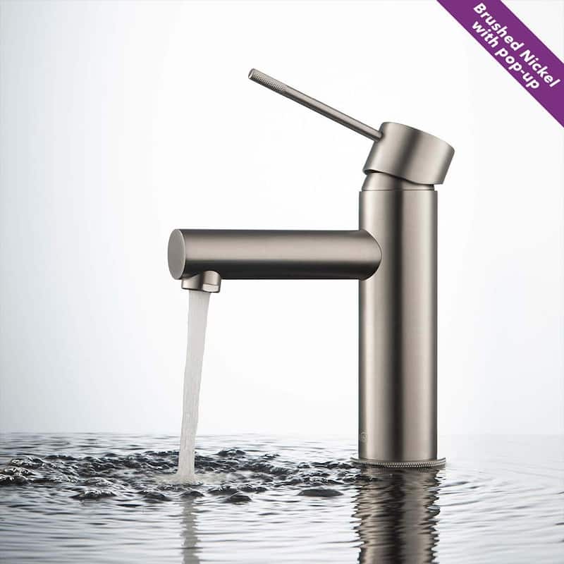 Luxury Solid Brass Single Hole Bathroom Faucet