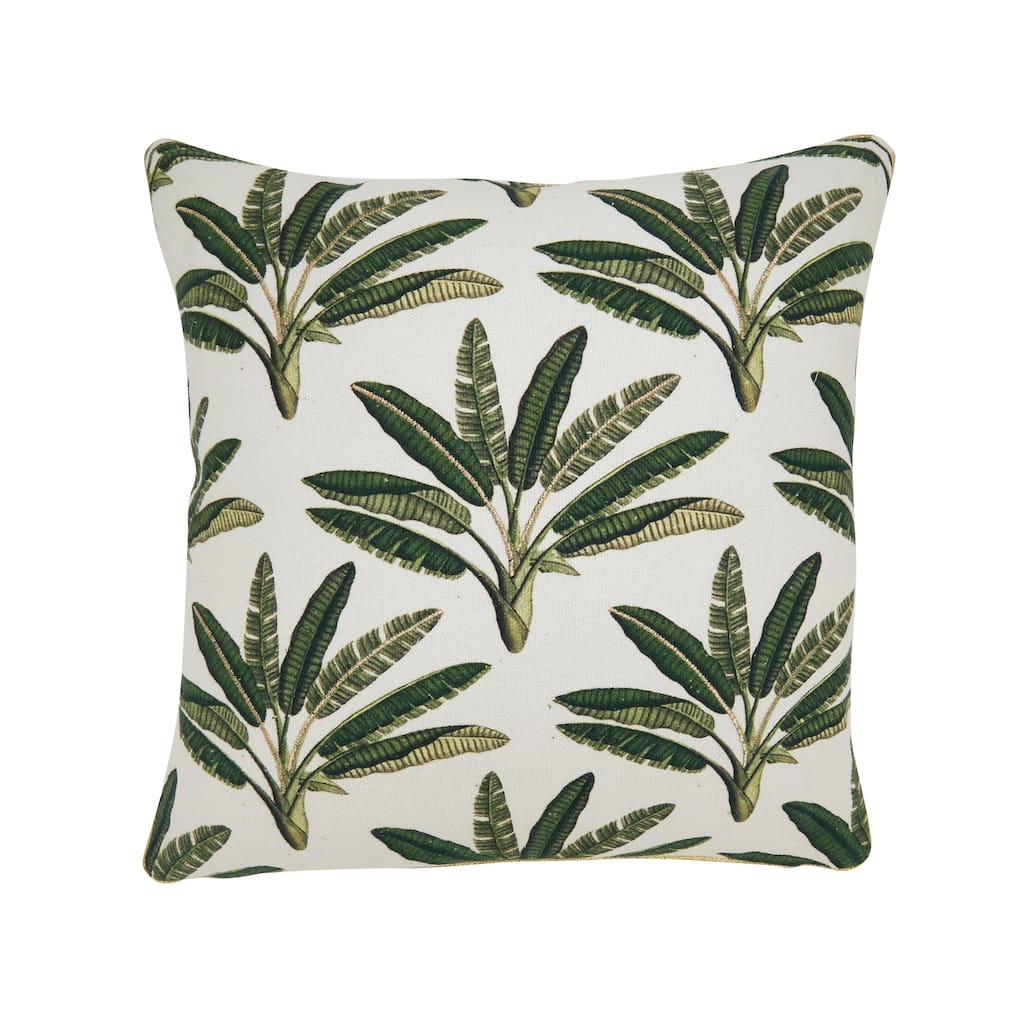 Palm Tree Throw Pillow