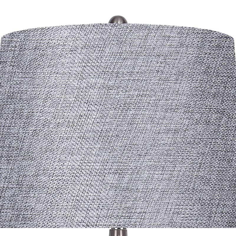 Silver Orchid Stone 29" Table Lamp with Empire Shade (Set of 2)
