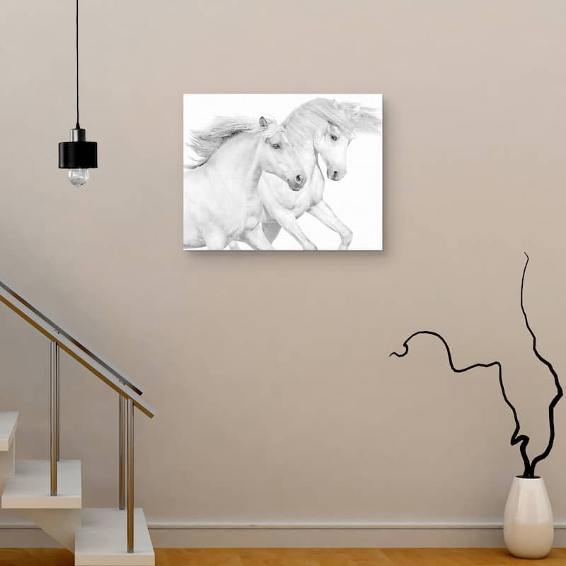 Duo II by Samantha Carter Canvas Art Print