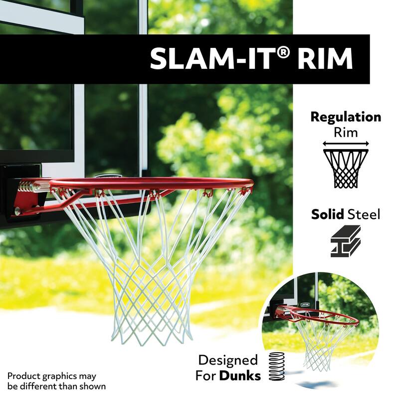 Lifetime Adjustable Portable Basketball Hoop (52-Inch)