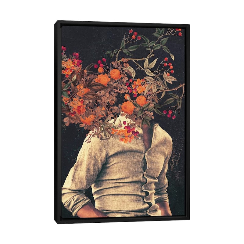 iCanvas "Roots" by Frank Moth Framed Canvas Print - Black - 40x26