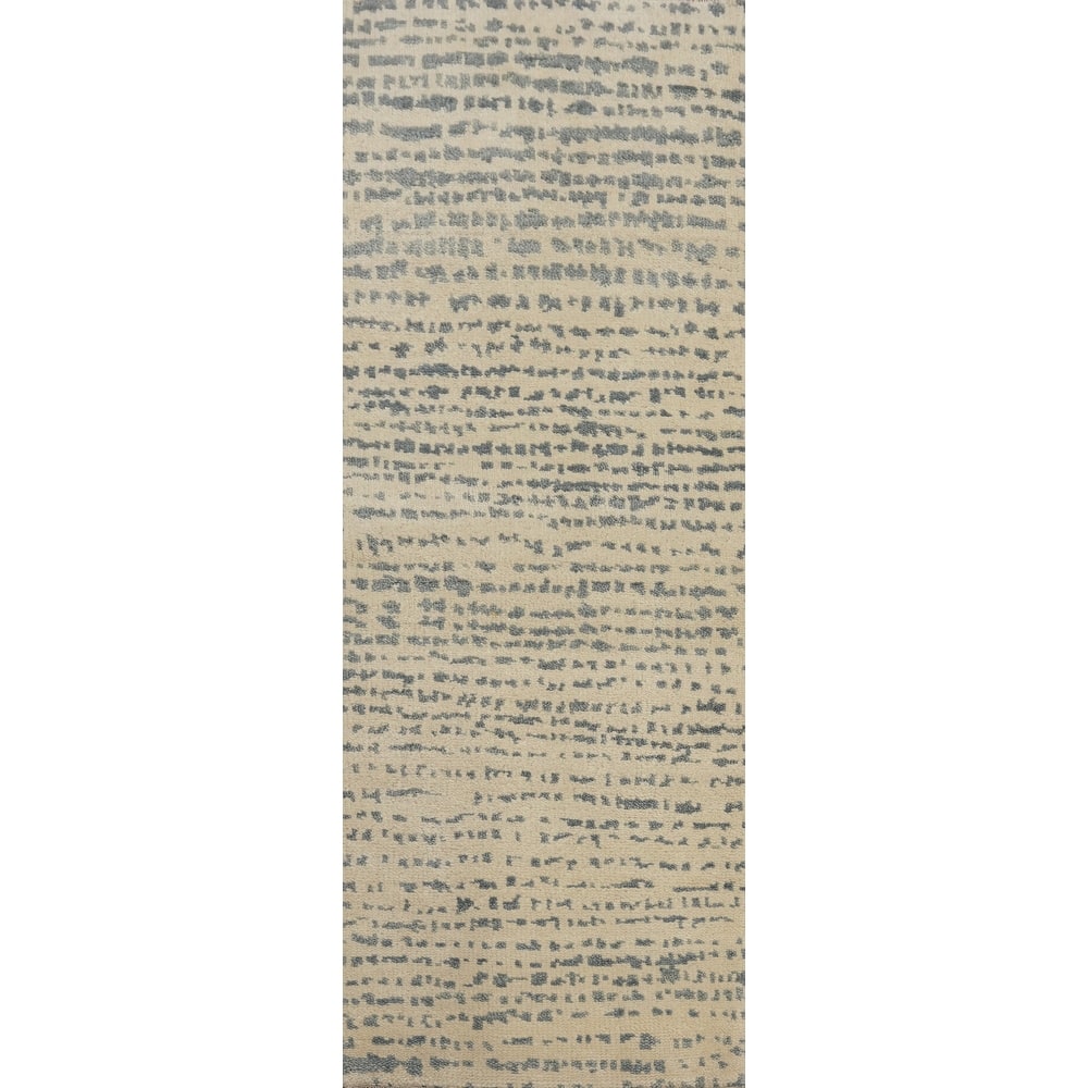 Handmade Wool Modern Gabbeh Indian Runner Rug 2x8 - 8' 1'' X 2' 4''