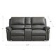 preview thumbnail 15 of 24, Hydeline Erindale Zero Gravity Power Recline and Headrest Top Grain Leather Sofa, Loveseat and Recliner with Built in USB Ports