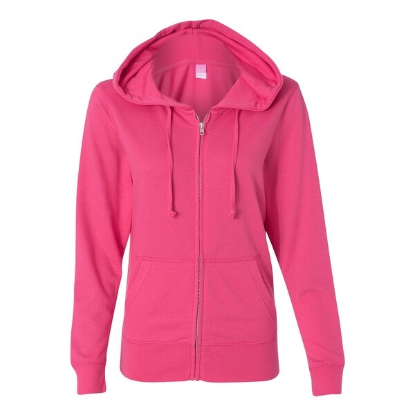 women's french terry zip hoodie