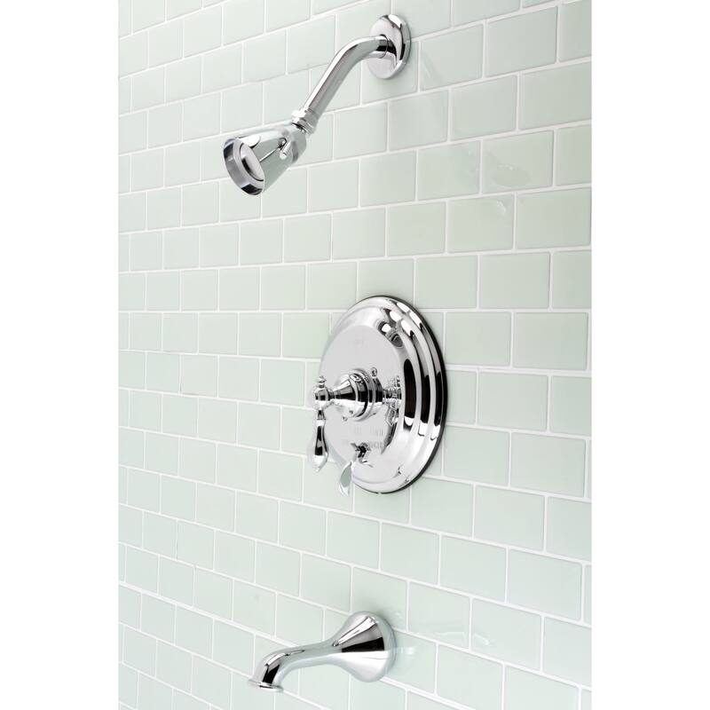 Kingston Brass American Classic Tub and Shower Trim Package With 1.8