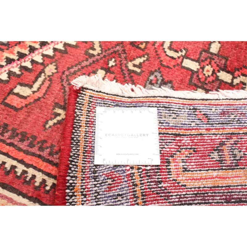 ECARPETGALLERY Hand-knotted Andelz Red Wool Rug - 4'9 x 6'11