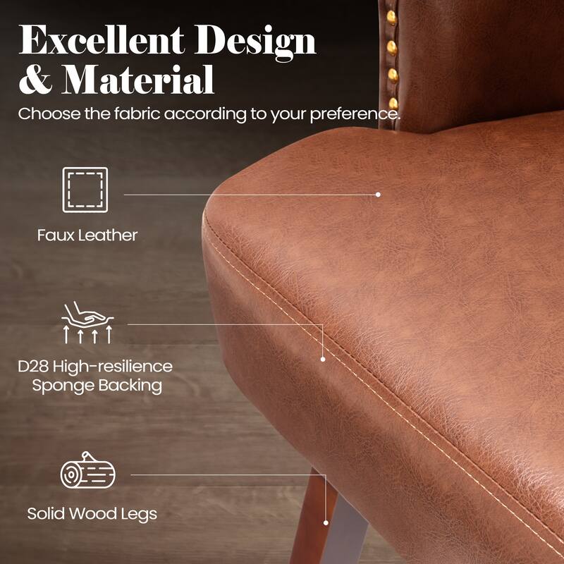 31.9" Bar Height Modern Swivel Bar Stools Upholstered Solid Wood Barstools