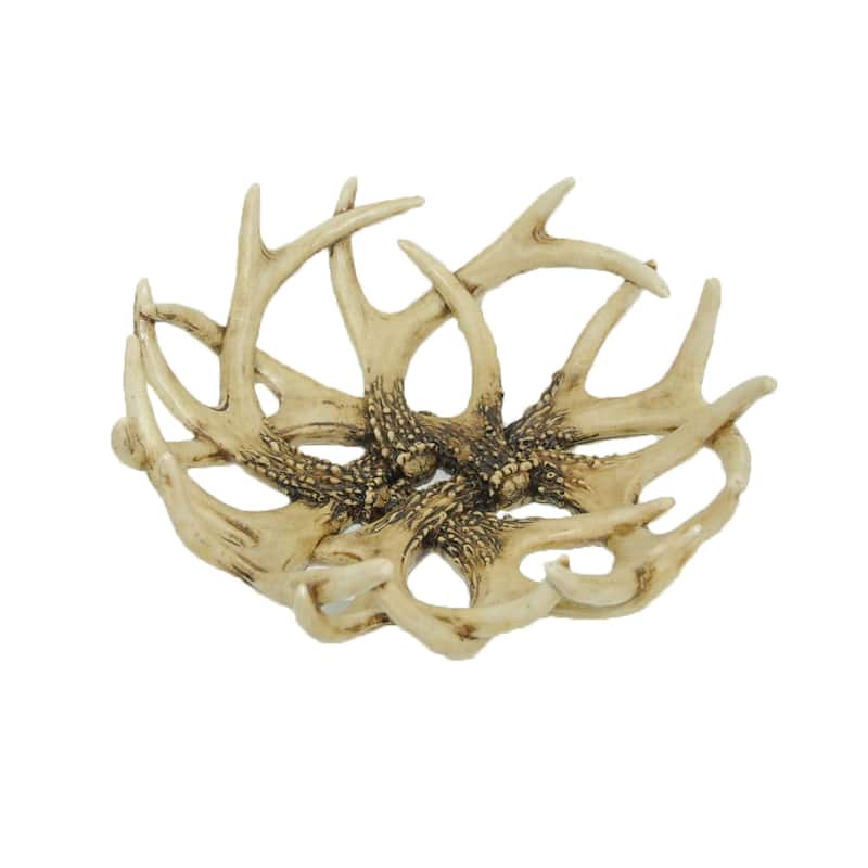 Paseo Road by HiEnd Accents Antler Faux Decorative Tray, 1PC