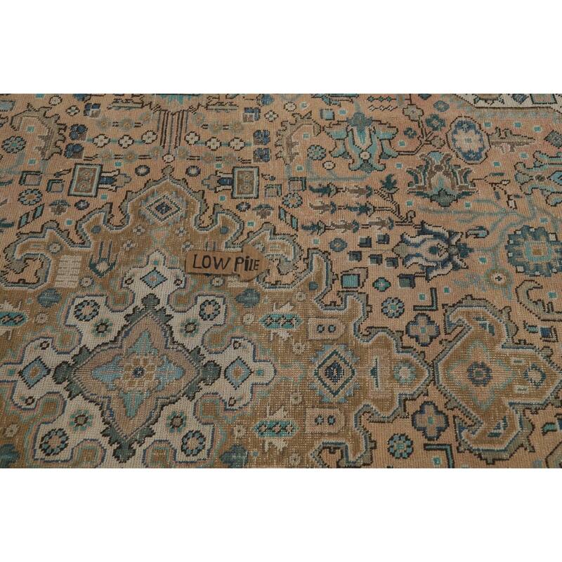 Tabriz Persian Vintage Area Rug Handmade Living Room Wool Carpet - 8'2" x 11'3"