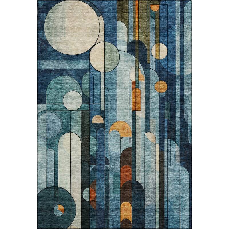 Premium Washable Super Soft Contemporary Deco Mayfield Rug