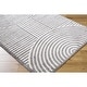 preview thumbnail 35 of 33, Livabliss Scandinavian Fossay Shag Stripe Washable Area Rug