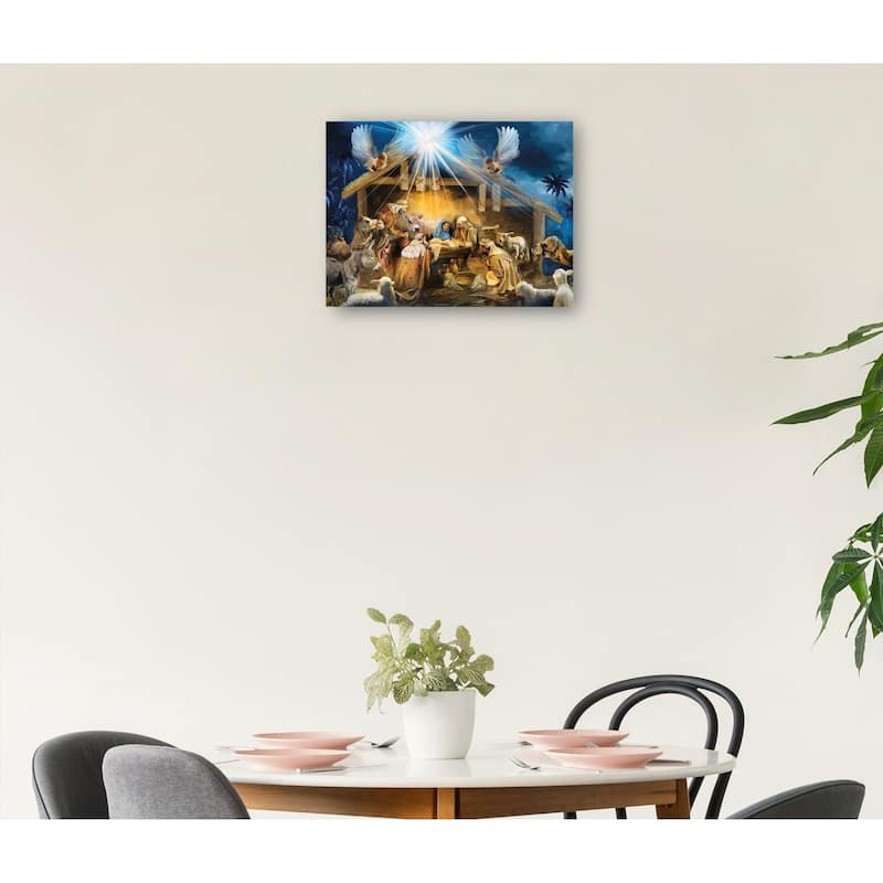 Nativity 2 By Studio Arts Canvas Art Print