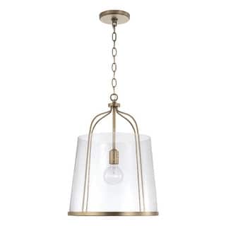 Madison 1-light Pendant w/Clear Seeded Glass