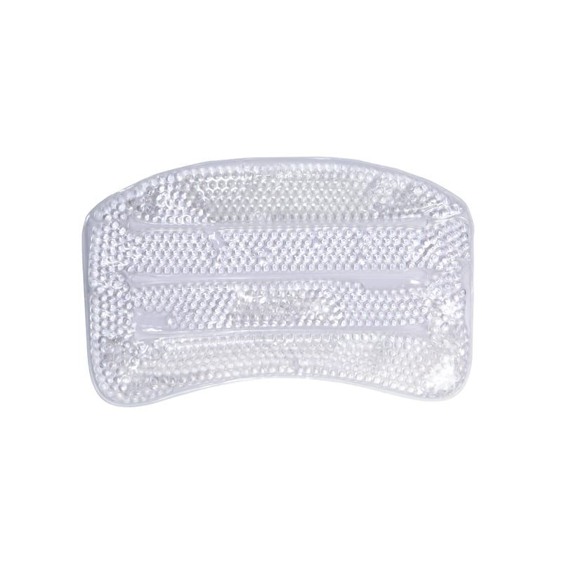 Bath Bliss Luxury Cooling Gel Beaded Bath Pillow - 11"x7"x1.6"