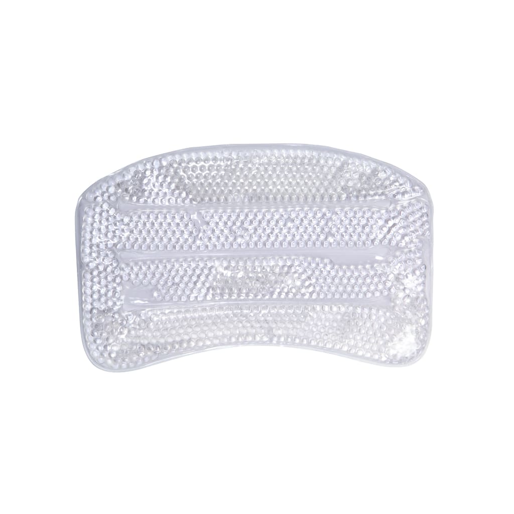 Bath Bliss Luxury Cooling Gel Beaded Bath Pillow - 11"x7"x1.6"