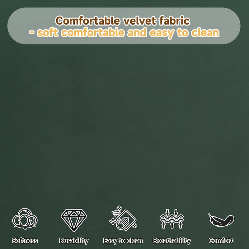 Velvet Soft Bed: Light Luxury Texture, Adding a High-end Atmosphere to Bedroom,King