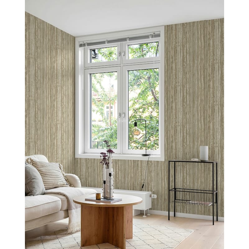 Seabrook Designs Senna Faux Bark Unpasted Wallpaper